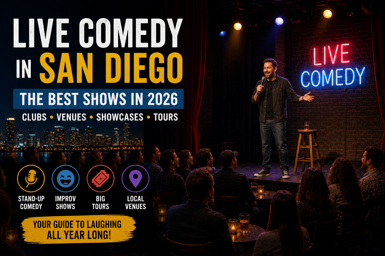 Where to See Live Comedy in San Diego in 2026